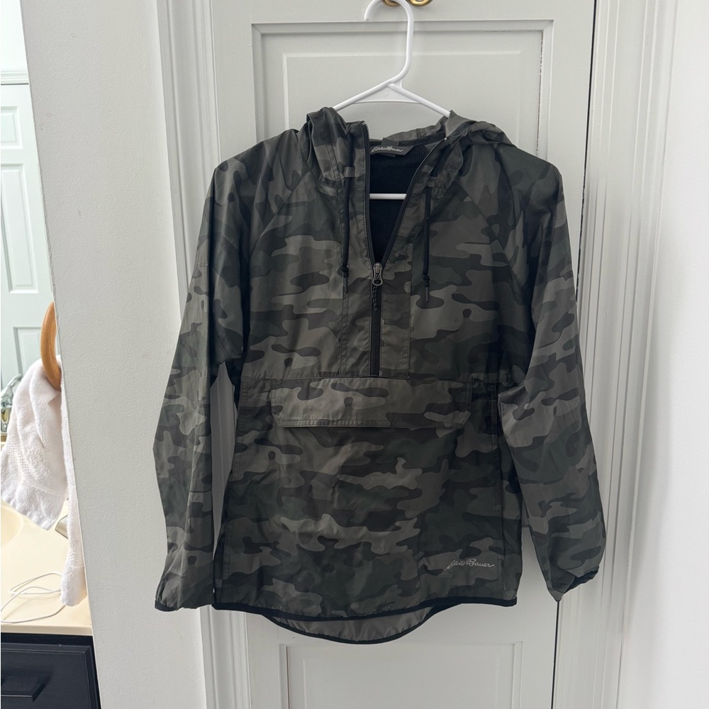 Eddie Bauer Green Camouflage Jacket